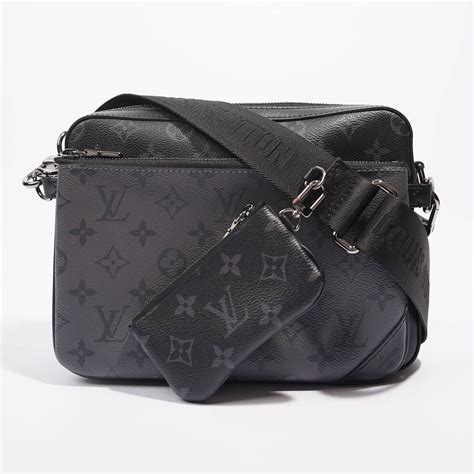 lv schoudertas messenger bag|Trio Messenger Monogram Eclipse .